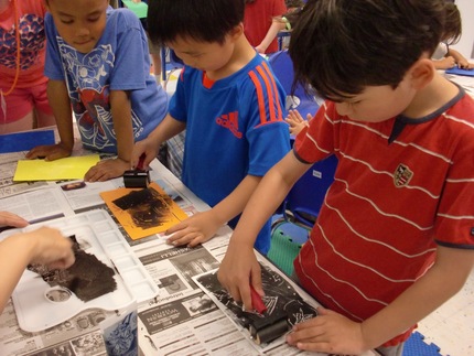 Wood block printing