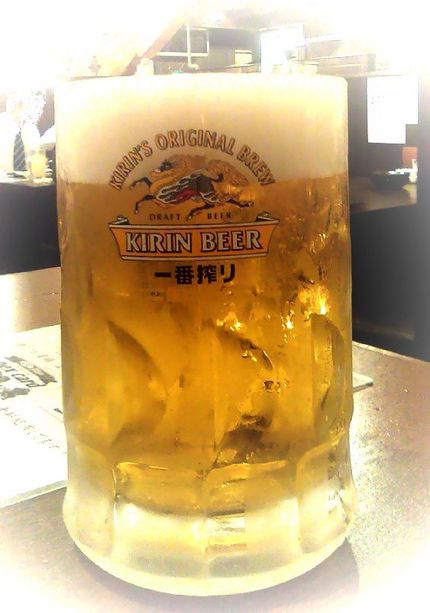 生ビールのジョッキは