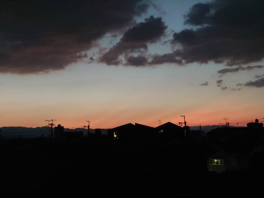 やっと晴れた♪