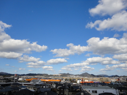 空気が澄んでて綺麗でした。