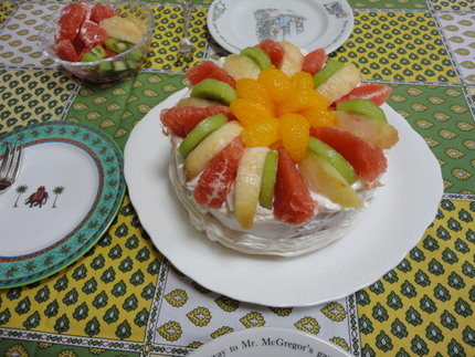 ケーキを焼いたよ♪