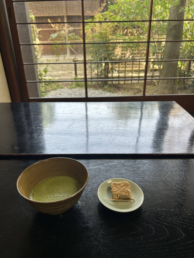 わらび餅とお薄...