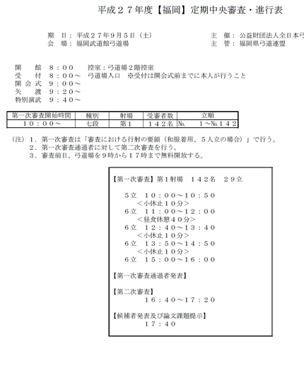 【七段の部】クリックすると拡大...