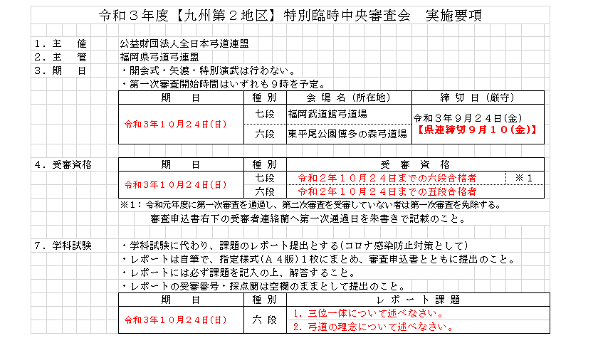 10月24日 特別臨時中央審査...