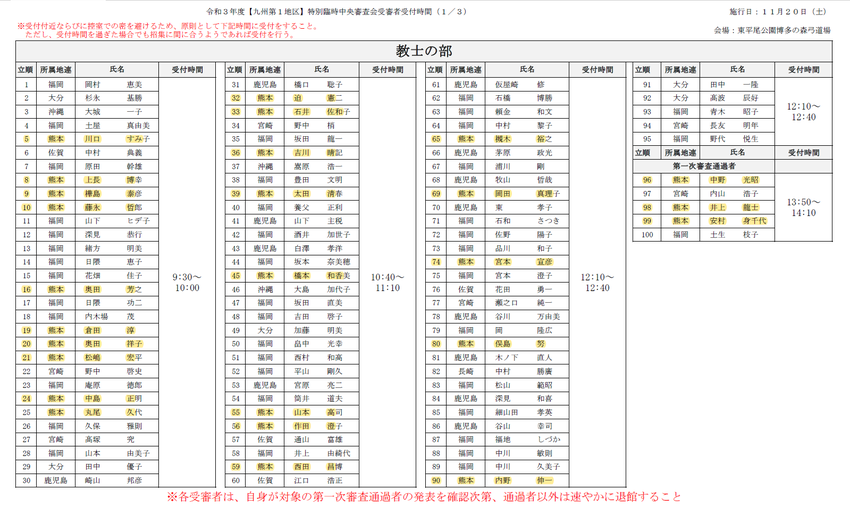 11月20･21日特別臨時中央...