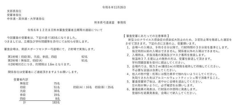 12月8日 熊本審査 立順.進...