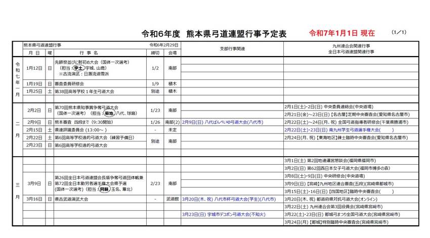 令和６年度 大会･講習会等 行...