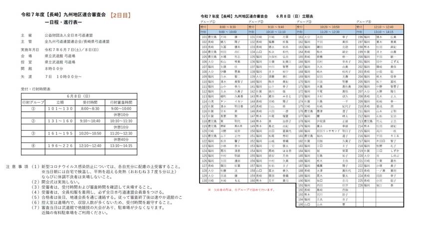 [長崎]九州地区連合審査会(五...