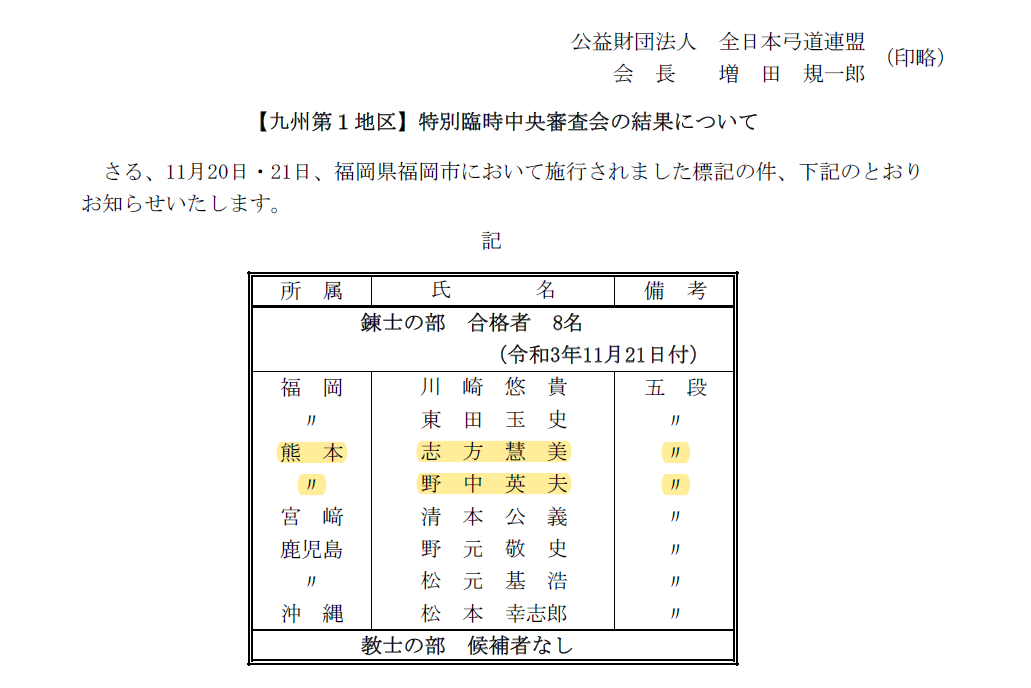 審査 熊本県弓道連盟 Bloguru