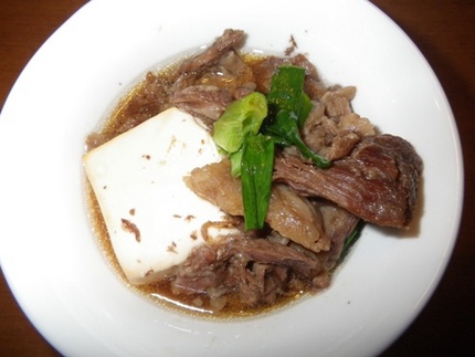 牛筋肉の煮込み