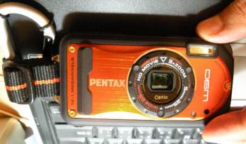 PENTAX 防水デジカメ届き...