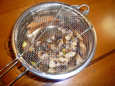 銀杏煎り器を作りました。...