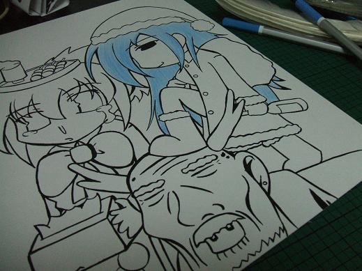 土日も描いてやがる