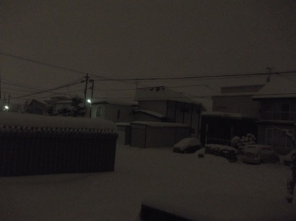 雪まみれ