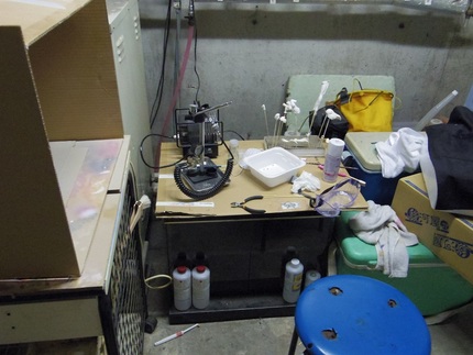 塗装ブースを車庫に作ってみまし...