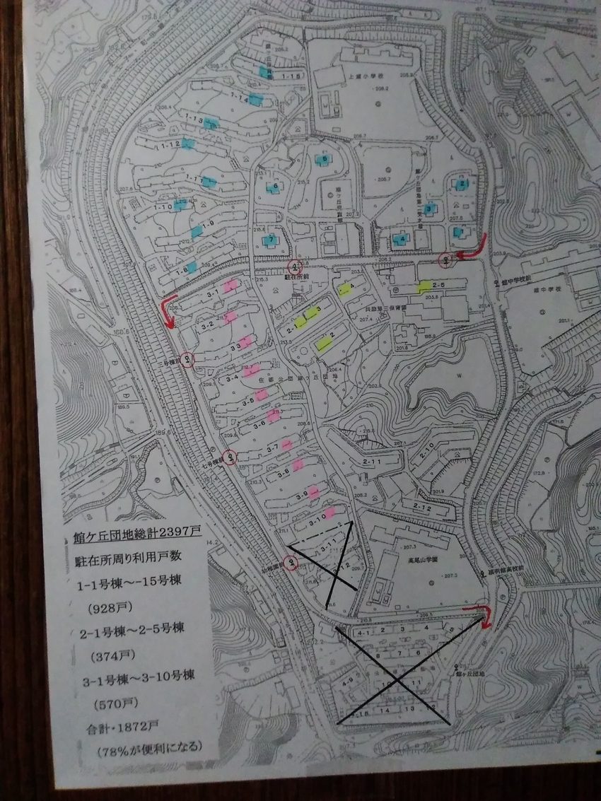＜駐在所周りのバス＞